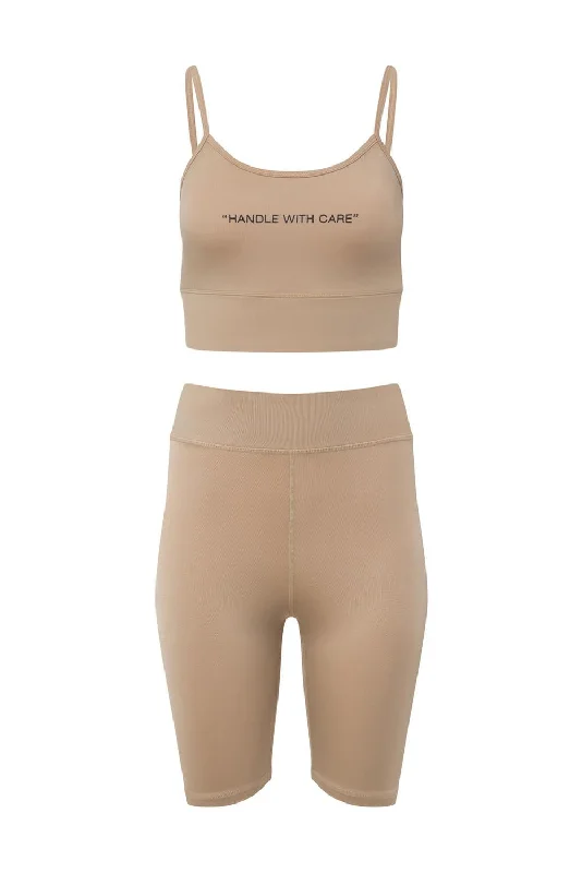 Limited Time Offers Women's Handle With Care Set In Tan