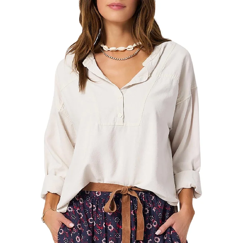 Clearance Sale, All Cheap Macyn Top In Washed Ivory