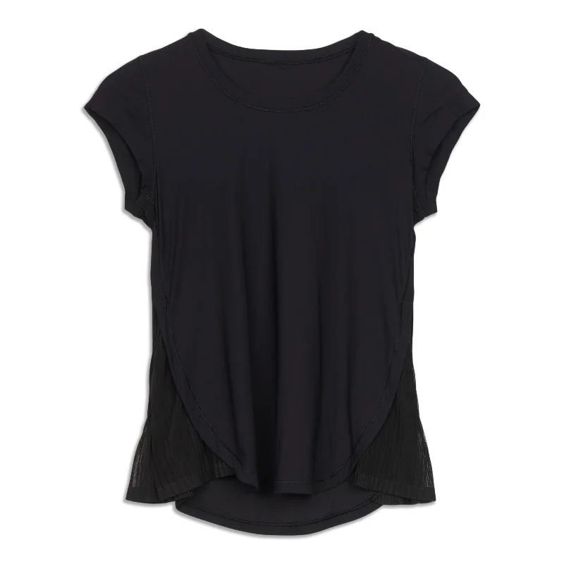 Casual Attire For Women Season Sale Just Pleat It Short Sleeve Shirt - Resale