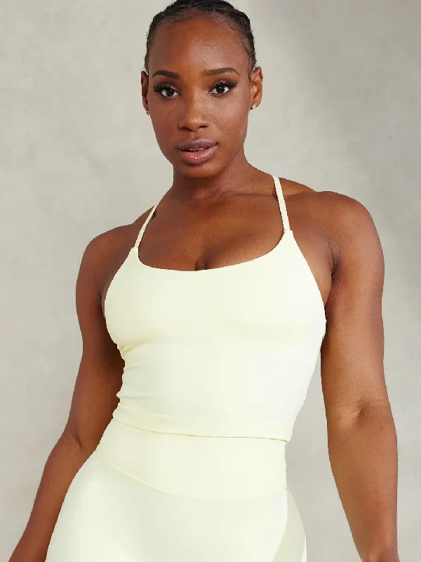 Formal Clothing For Women Valentine's Special NKD Embody Tank Bra - Lemon