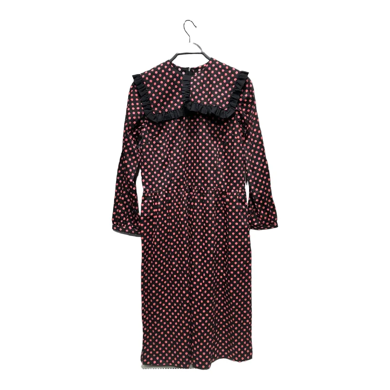 Comfortable Women's Attire Fashion Deal COMME des GARCONS/LS Dress/M/Polka dot/Cotton/BLK/girl