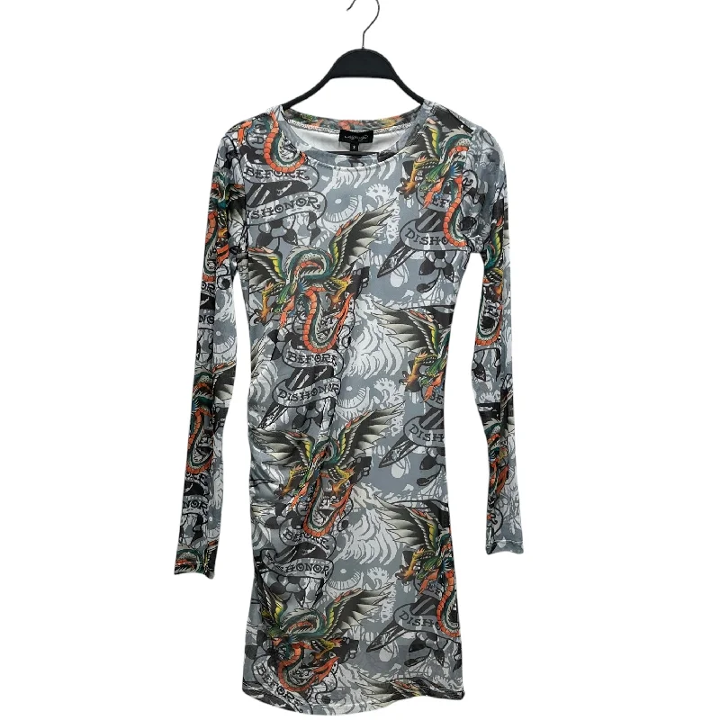 Casual Outfit For Women Chic & Cozy Collection Ed Hardy/Dress/S/All Over Print/Nylon/SLV/