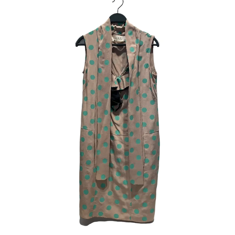 Women's Cozy Outfit For Lounging Insane Discount Onslaught MARNI/Dress/38/Polka dot/Cotton/BEG/green polka dots