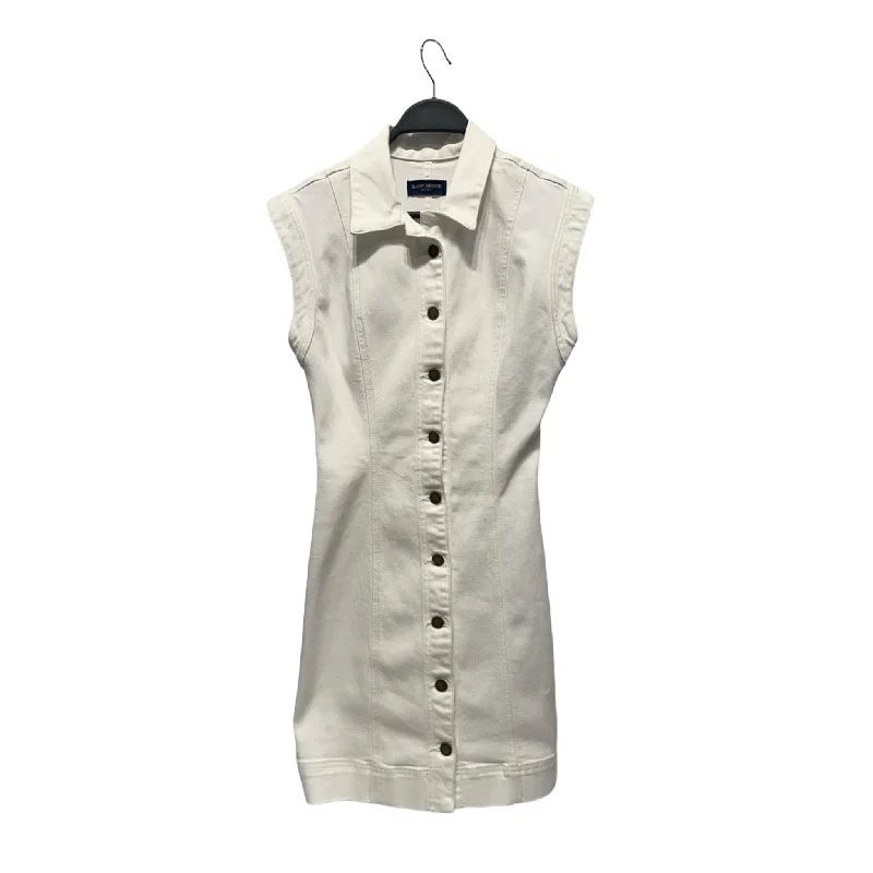 Women's Trendy Clothing Huge Discounts This Week Ramy Brook/SS Dress/26/Denim/WHT/Button Up Mini Dress