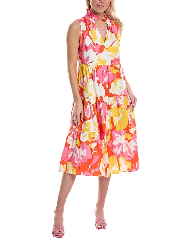 Women's Holiday Attire Valentine's Special CROSBY by Mollie Burch Wesley Midi Dress