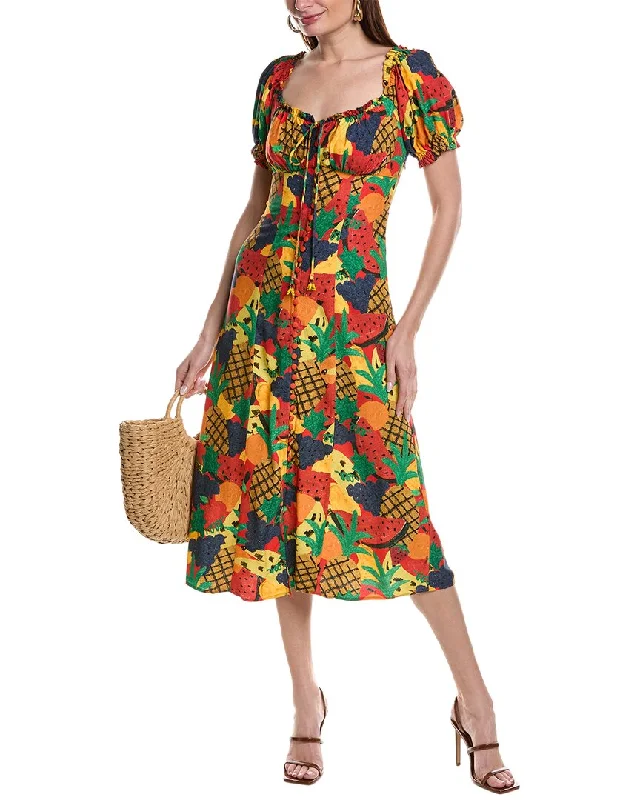 Women's Casual Garments Cool Prices FARM Rio Fruit Salad Midi Dress