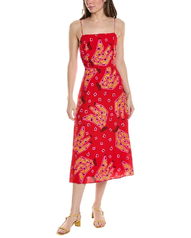 Women's High-Fashion Outfit Flash Sale, Don'T Miss FARM Rio Midi Dress