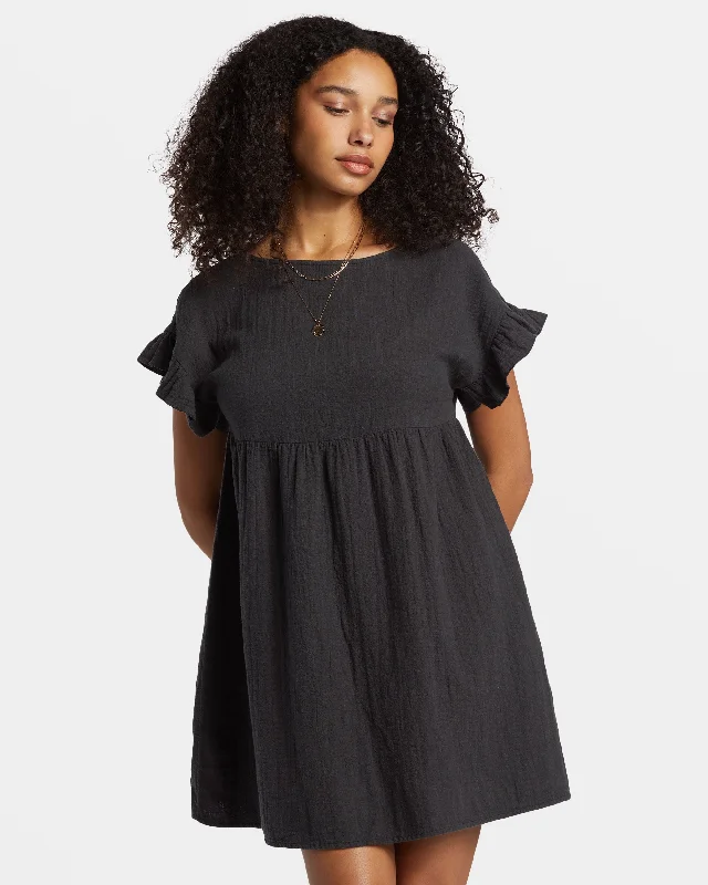 Women's Timeless Attire Trend Leading Collection So Breezy Dress - Black Sands