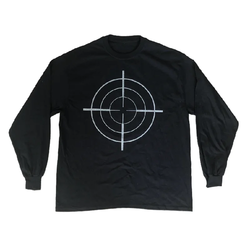 Modern Unisex Wardrobe Staples Top Deals Kanye West Bullseye DONDA Chicago Listening Event L/S T-shirt Black