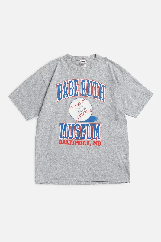 Functional And Stylish Unisex Wear Cozy Chic Promotions Vintage Babe Ruth Tee - S