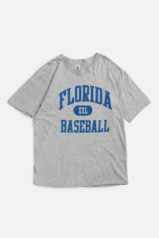 Modern Unisex Clothing For Any Occasion Contemporary Casual Deals Vintage Florida Baseball Tee - XXL