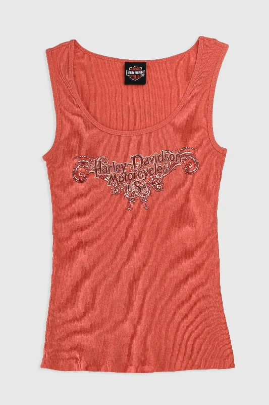 Lightweight And Breathable Unisex Wear Seasonal Picks Vintage Harley Tank