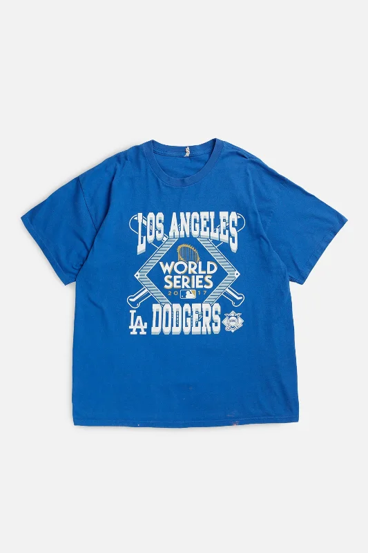 Oversized Unisex Apparel For Effortless Style Classic Modern Offers Vintage LA Dodgers MLB Tee - XL