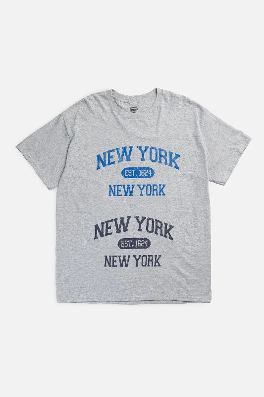 Modern Unisex Clothing For Any Occasion Fashion Frontiers Vintage New York Tee - L