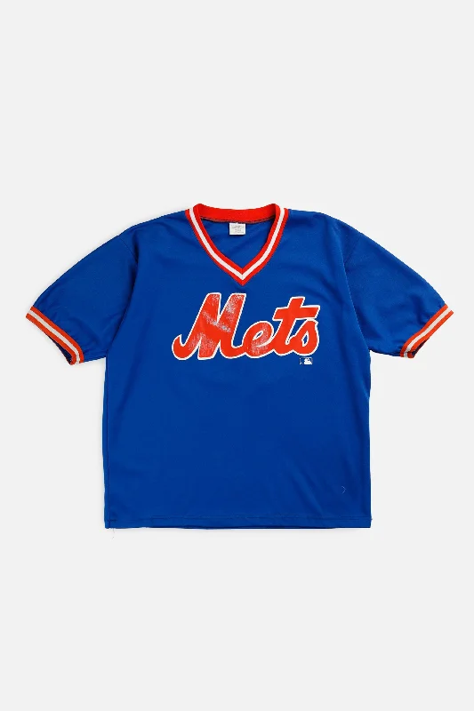 Stylish Unisex Outfit Ideas End Of Season Sale Vintage NY Mets MLB Tee - L