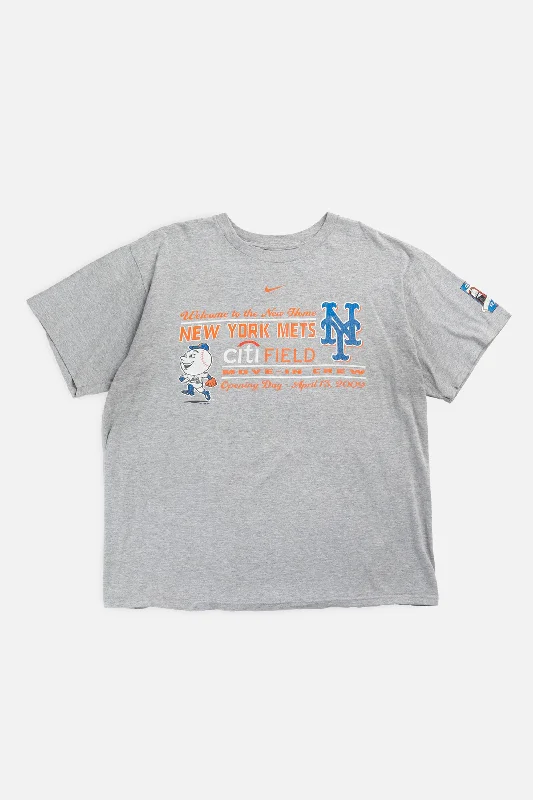 Classic And Timeless Gender-Neutral Fashion Hot Sale Vintage NY Mets MLB Tee - L