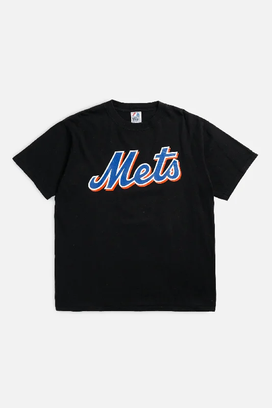 Sleek And Comfortable Unisex Wear The Good Stuff Vintage NY Mets MLB Tee - L