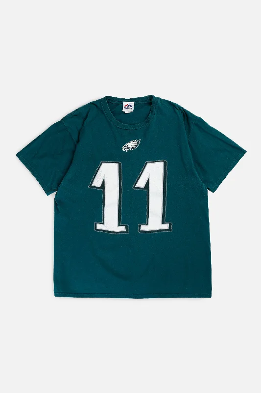 Versatile Clothing For All Genders Modish Fashion Discounts Vintage Philadelphia Eagles NFL Tee - L