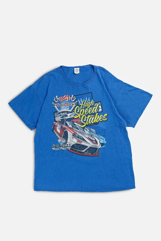 Functional And Stylish Unisex Outerwear Flash Sale Starts Vintage Racing Tee - L