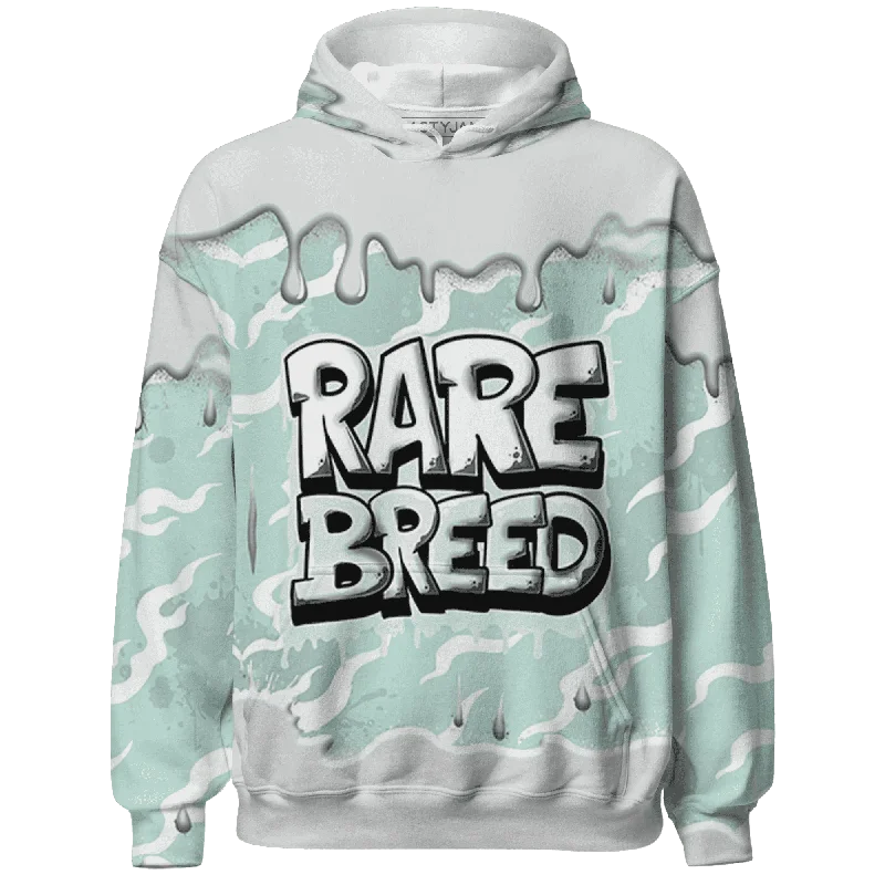 Sleek And Comfortable Unisex Wear Sophisticated Fashion NastyJamz AF 1 Low Jade Ice White Hoodie Match Rare Breed Drippin All-Over Print