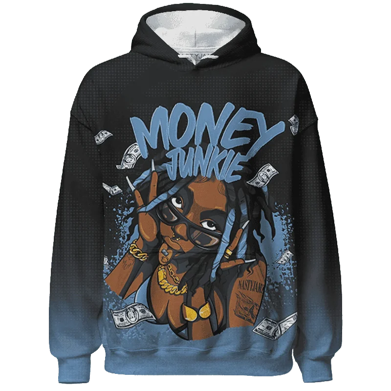 Urban Unisex Fashion Outfits Special Offer For You NastyJamz AM Plus Black Univercitii Blue Hoodie Match Money Junkie All-Over Print