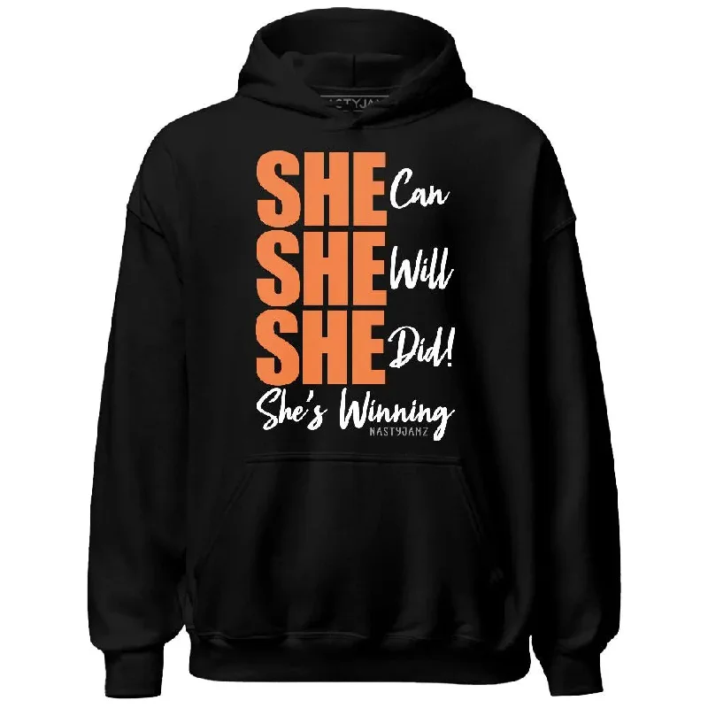 Unisex Casual Wear For All Seasons Fast Fashion Favorites AM TW White Orange NastyJamz Hoodie Match SHE