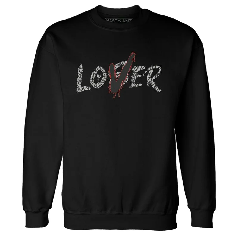 Casual And Trendy Unisex Fashion Staples Relaxed Style Deals Black Cement 3s NastyJamz Sweatshirt Match Loser Lover