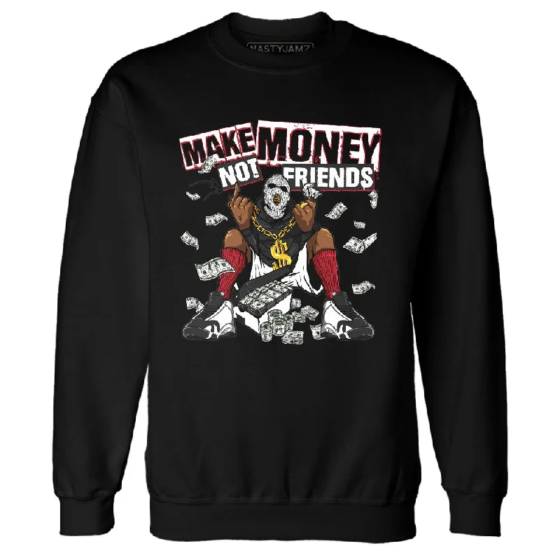 Versatile Gender-Free Wardrobe Essentials Timeless Elegance Redefined Black Toe 14s NastyJamz Sweatshirt Match Make Money Not Friends