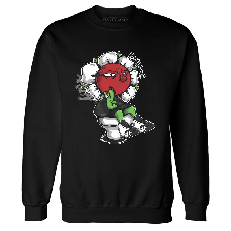 Fashion-Forward Unisex Apparel Classic Chic Deals Black Toe 14s NastyJamz Sweatshirt Match Rebel Bloom