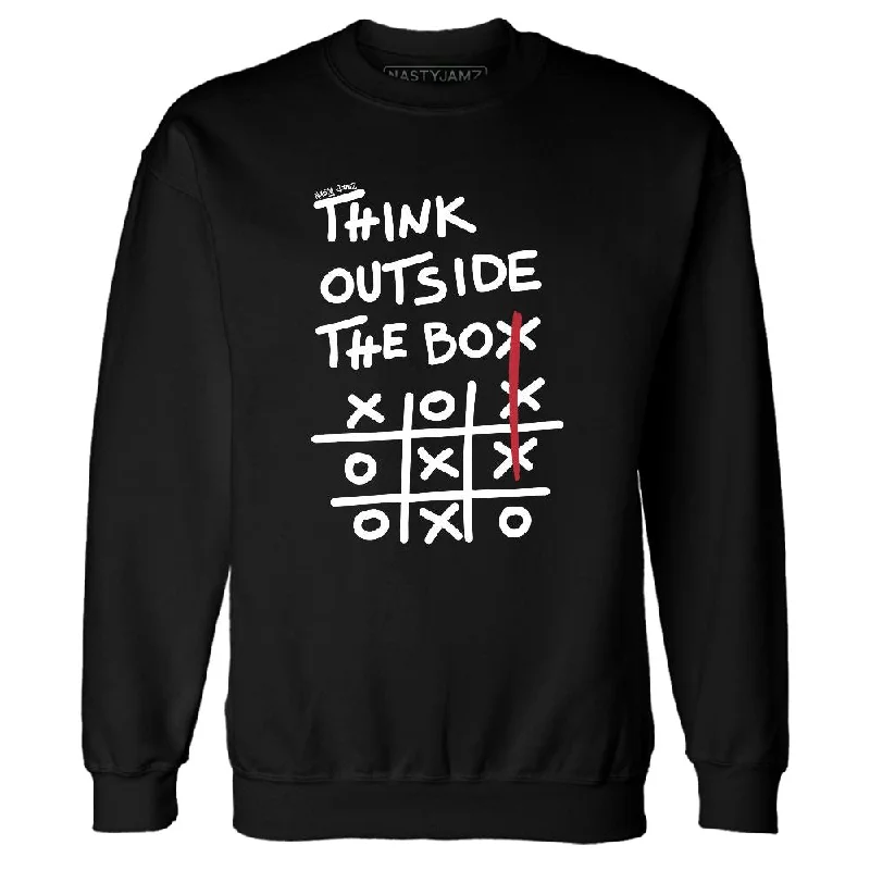 Oversized And Relaxed Unisex Fashion Bold Style Discounts Black Toe 14s NastyJamz Sweatshirt Match Think Outside The Box