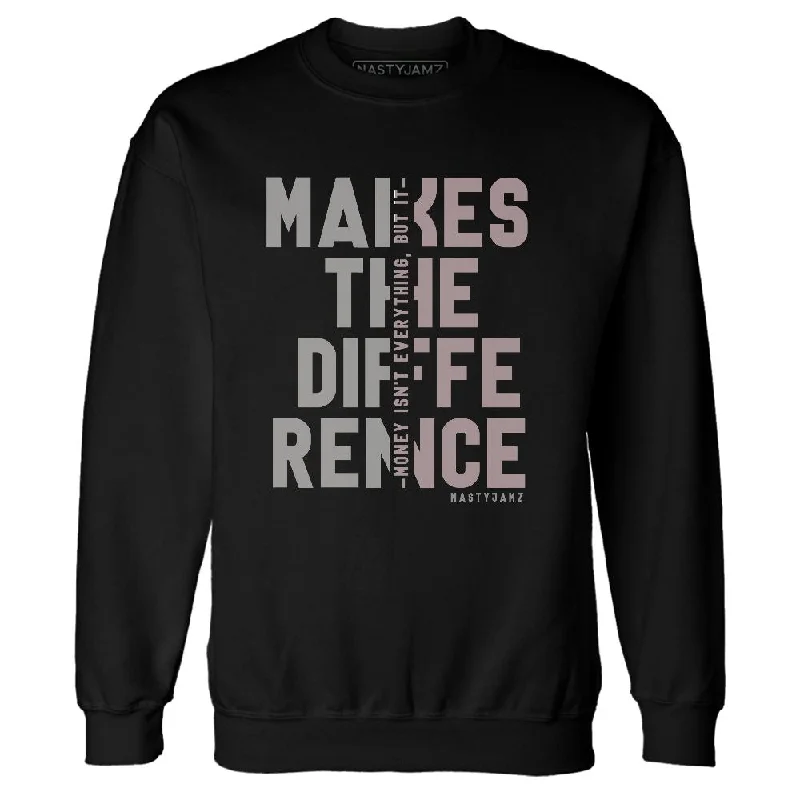 Casual Yet Sophisticated Unisex Fashion Romantic Chic Deals Black Violet Ore 3s NastyJamz Sweatshirt Match Money Makes Difference