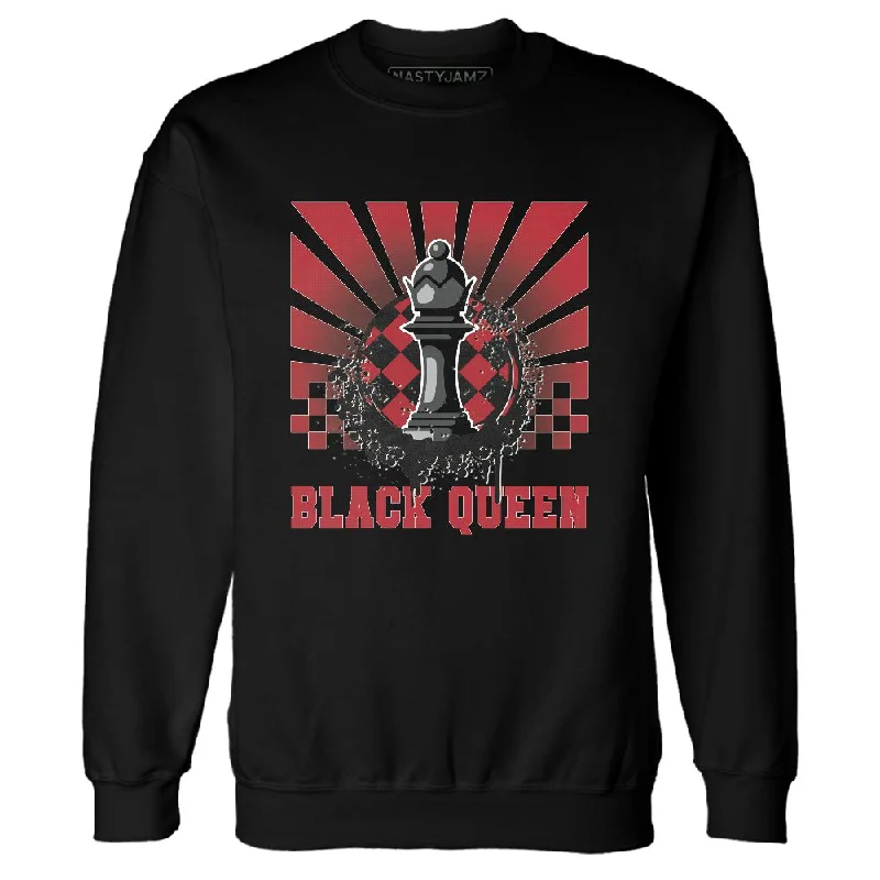 Elegant And Minimal Gender-Free Clothing Valentine's Special Bred Velvet 11s NastyJamz Sweatshirt Match Black Queen Collection