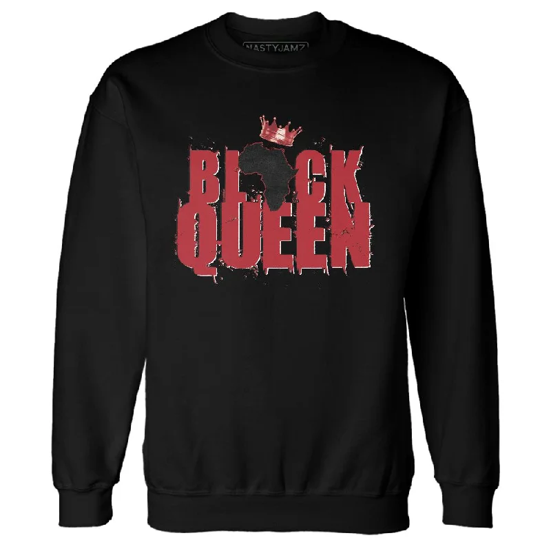 Chic And Casual Unisex Fashion Trends Budget-Friendly Fashion Bred Velvet 11s NastyJamz Sweatshirt Match Black Queen Crown