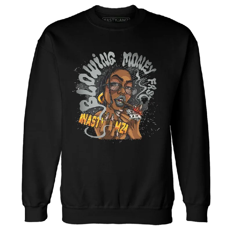 Breathable And Lightweight Unisex Wear Best Deals Of The Season Fear 4s NastyJamz Sweatshirt Match Blowing Money Fast Girl