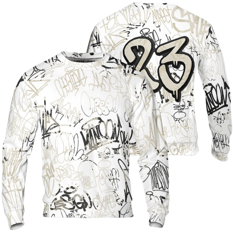 Functional And Stylish Unisex Outerwear You'Ll Love Us Because NastyJamz Gratitude 11s Sweatshirt Match 23 Hiphop Graffiti Pattern All-Over Print