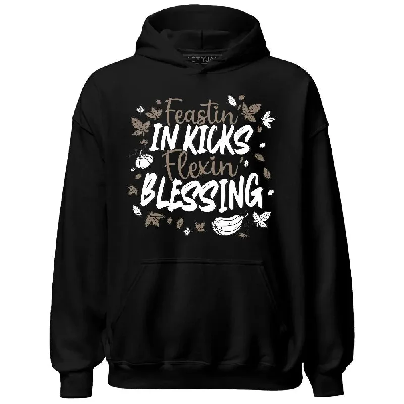 Trendy Unisex Huge Discounts This Week Low Mocha 1s NastyJamz Hoodie Match Kicks Feasting