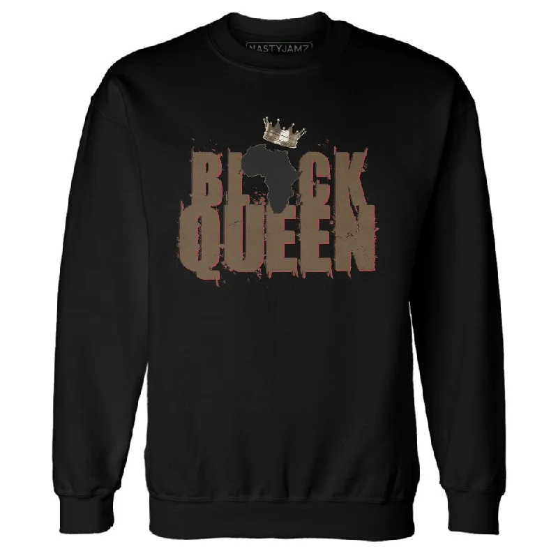 Stylish Unisex Outfit Ideas Exclusive Fashion Deals Olive 9s NastyJamz Sweatshirt Match Black Queen Crown