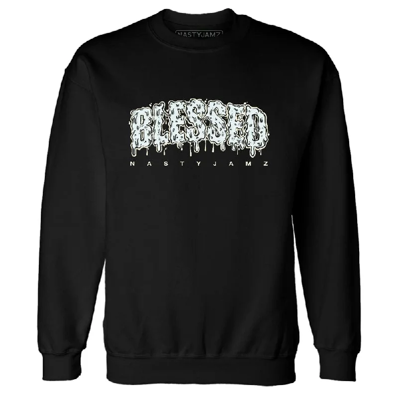 Classic And Timeless Gender-Neutral Fashion Limited Stock, Big Discounts Pure Platinum 4s NastyJamz Sweatshirt Match Blessed Text