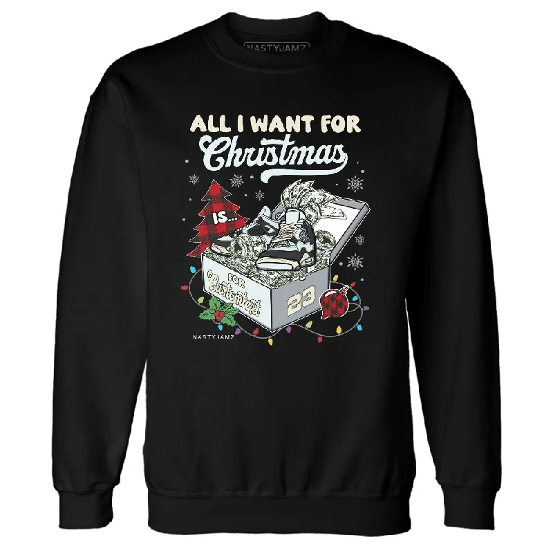 Unisex Everyday Fashion Essentials Crazy Price Slashing Pure Platinum 4s NastyJamz Sweatshirt Match Dollar Sneaker Box Christmas Custom Text