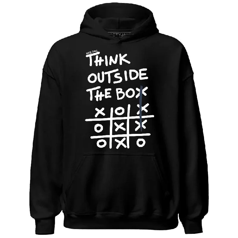 High-Quality Unisex Fashion Basics Gift Ideas White Navy 6s NastyJamz Hoodie Match Think Outside The Box