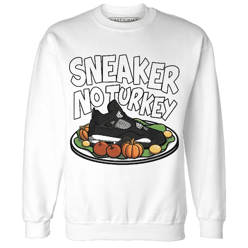 Versatile Gender-Free Wardrobe Essentials Flash Sale White Thunder 4s NastyJamz Sweatshirt Match Sneaker No Turkey